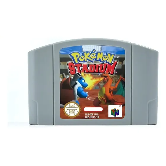 Tarjeta De Juego Pokémon Stadium 1 Para N64 Games Cartridge