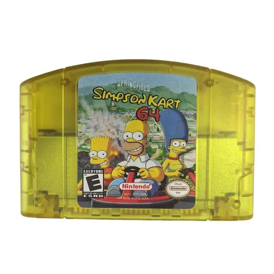 Simpsons Kart 64 Para N64