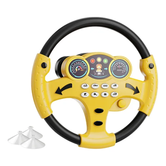 Volante Redondo De Juguete, Juego De Simulación, Juguete
