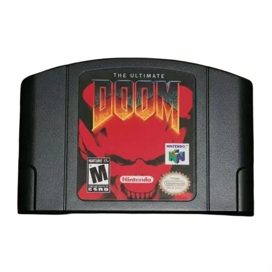 El Doom Definitivo (carcasa Negra) Para N64