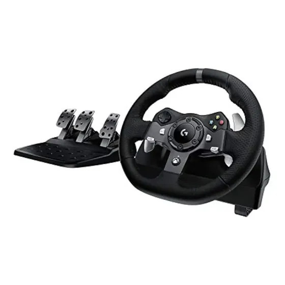 Logitech G920 Driving Force, Pedales De Volante Y Piso De Ca