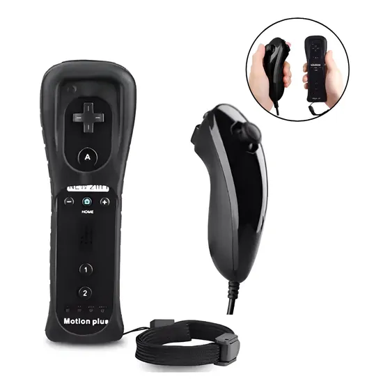. Rmt Nunchuk Joystick Motion Plus Distancia 2 En 1 Para .
