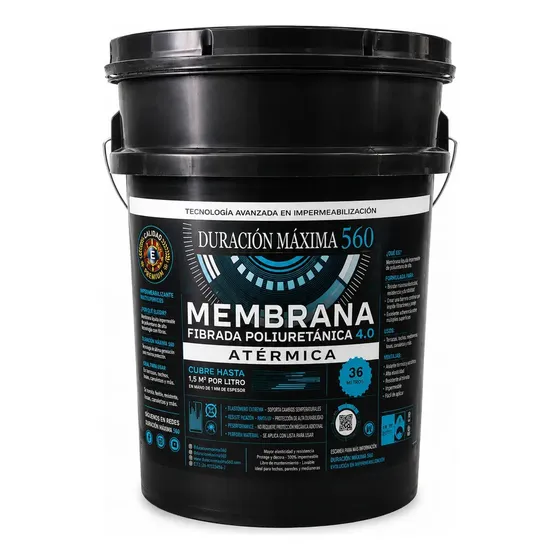 Membrana Poliuretánica Atermica Máxima Duración 560 X20 Blanco Mate