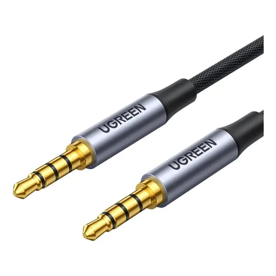 Cable Auxiliar 3.5mm 4 Polos Trrs Mallado M / M 1mt / Ugreen