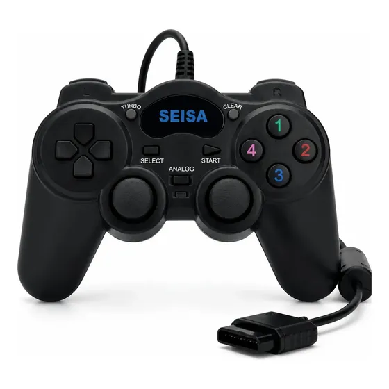 Joystick Compatible Ps2 Play2 Dual Shock Vibra Con Cable