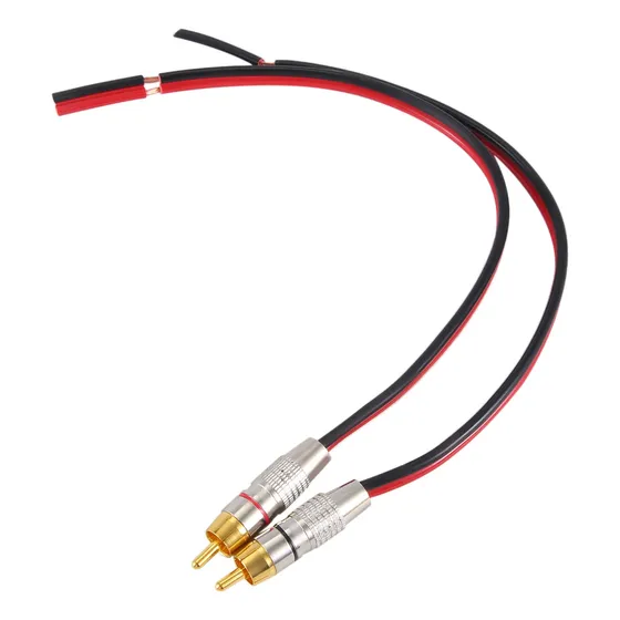 Adaptador De Cables De Altavoz A Conectores Rca, 2 Canales (1 Pie)