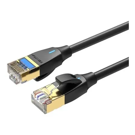 Cable De Red Cat8 Fino 0.5 M Patch Cord Sftp Rj45 Vention