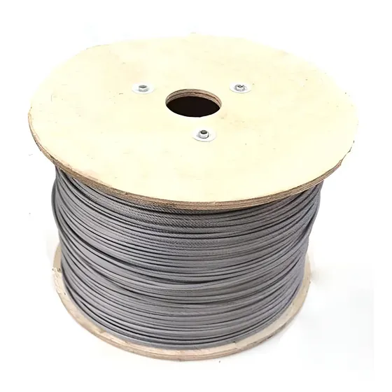 200mts Rollo De Cable Acero Galvanizado 3mm 6x7