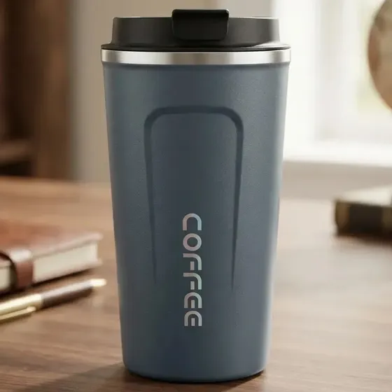 Vaso Termico Frio Calor Inox Drinkpops Coffee Vaso Azul 510 Ml