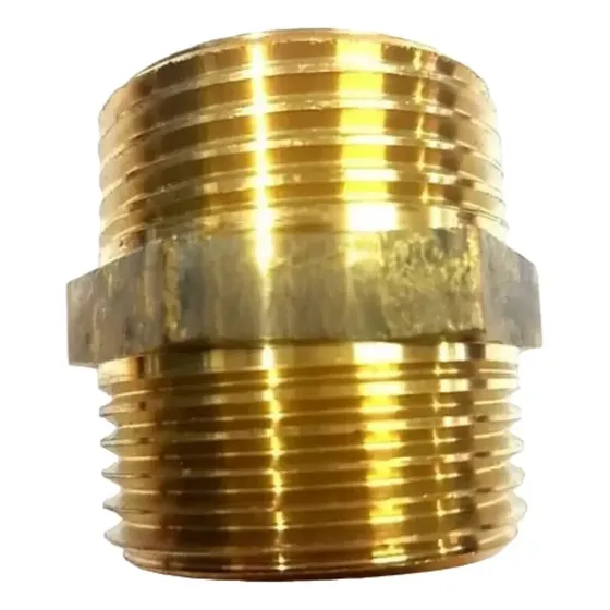 Rosca con Tuerca Macho-Macho de Bronce 1/2" para Repuesto