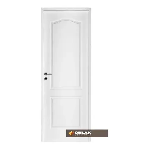 Puerta Placa Oblak Camden 2 Tableros Pci Marco Chapa Der. 70 Color Blanco