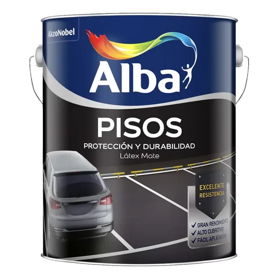Alba Pisos Antideslizante 4 Lt Colores