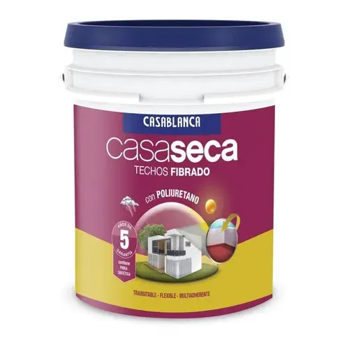 Casablanca Casaseca impermeabilizante transitable Fibrado Poliuretano 20kg Color Blanco