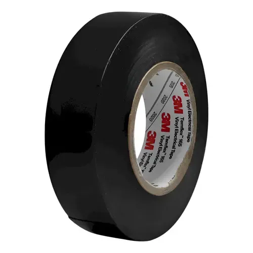 Cinta Aisladora 3m Temflex 165 Negra 19 Mm X 18.3 Mts Color Negro 3M 165