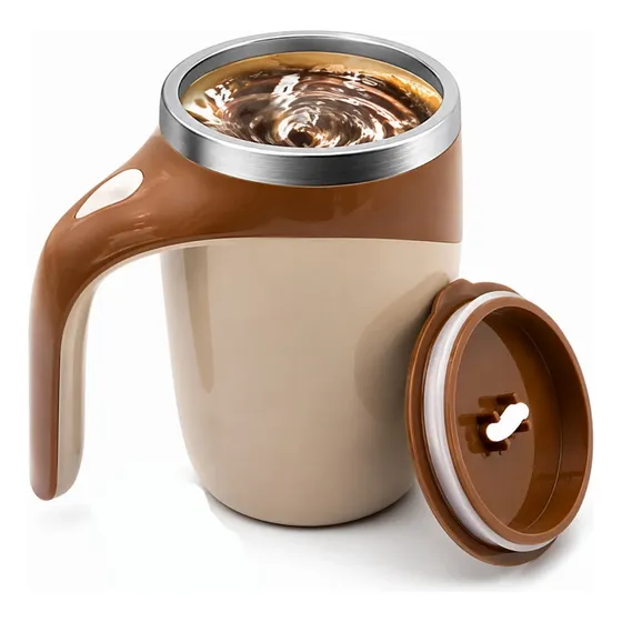 Taza Mezcladora Automática Magnética Para Café Leche Y Cacao