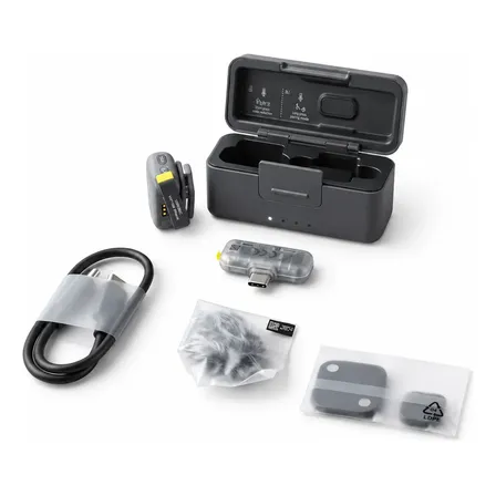 Microfono Mic Mini 2 (1 Tx , 1 Rx ) Gris Oscuro
