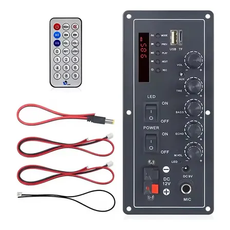 Placa Amplificador Bocina Audio 40w Bluetooth Módulo Usb Tf 40 W