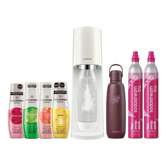 Megapack Fizz&mix Terra White + Botella Térmica Fizz&go Pomegranate