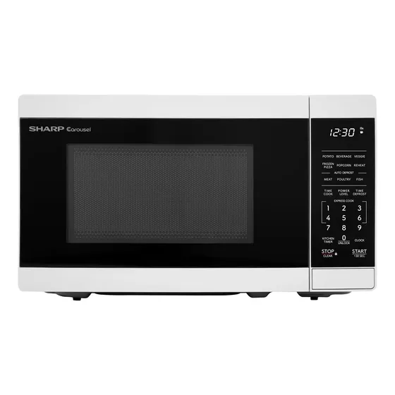Horno Microondas De Mesa Sharp Smc0760kw Blanco