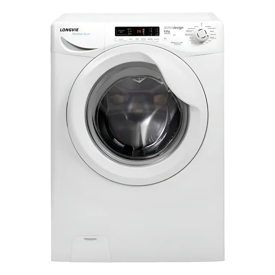 Lavasecarropas Automático Longvie Ls18012 Blanco 8kg 220 v