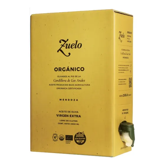 Familia Zuccardi Zuelo Orgánico de Oliva Virgen Extra aceite 2L