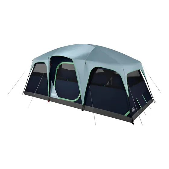 Carpa Camping Coleman Sunlodge Cabin 8 Personas Familiar Color Azul