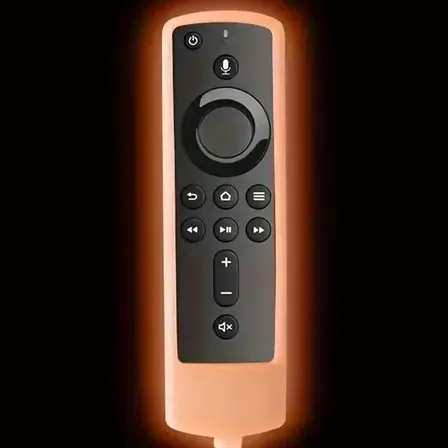 Funda Silicona Para Control Remoto Tv Con Correa Naranja Oscuro