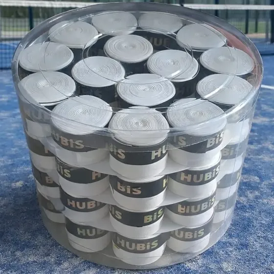 Caramelera X60 Cubre Grips Hubis Perforados Blancos Padel