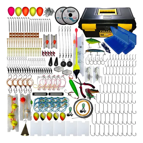Combo Kit Pesca Premium Variada Completa +500 Accesorios