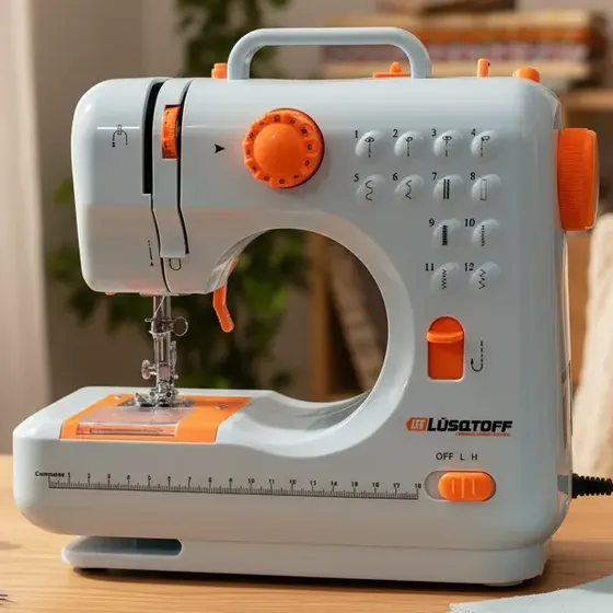Maquina De Coser Con Pedal Con Reversa Portatil Puntadas