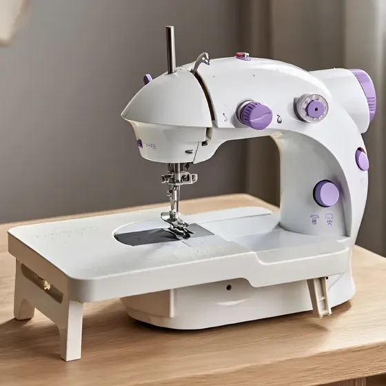 Mini Máquina De Coser Mti Mc002 Recta Portatil  Con Pedal
