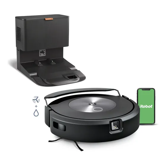 Aspiradora Trapeador Irobot Roomba J7+ Combo Con Autovaciado