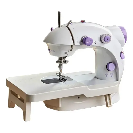 Máquina De Coser Mini Mti 02 Recta Portatil Con Pedal