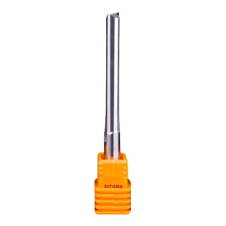 Fresa Corte Recto Acrilico Ø 3mm Vastago1/8 Corte Util 28mm