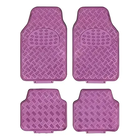 Juego Cubre Alfombra Para Auto Universal Metalizada
