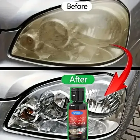 Crema Restauradora De Ópticas Para Auto Removedor De Rayones Y Amarilleo