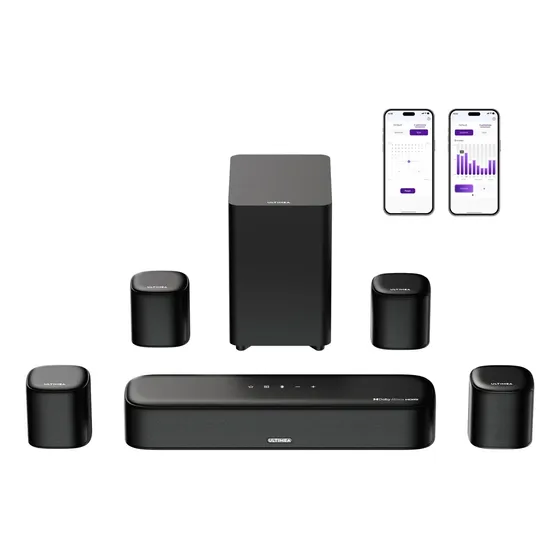 Sistema De Sonido Envolvente Ultimea Aura A60 Pro 7.1