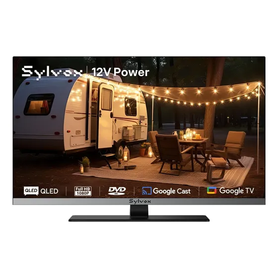 Televisor Sylvox 32 Qled Smart 12 V Dvd Full Hd