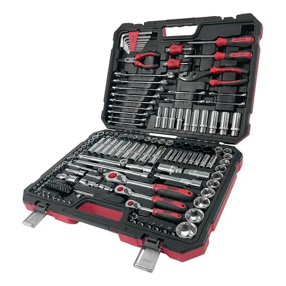 Set Juego De Herramientas Tubos 156 Piezas Branx Racing Crv Color BCR156 Rojo