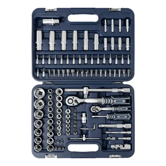 Juego Llave Tubo Bocallave Bremen® Cod 6499 1/2-1/4mm 110pz