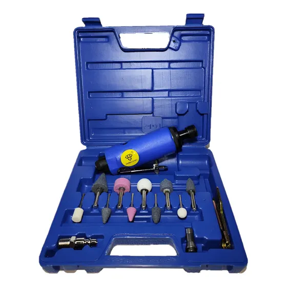 Amoladora Neumática Rongpeng Kit 22000rpm 600g 90psi Con Puntas