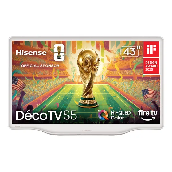 Smart Tv Hisense 43s5qf Décotv Hi-qled 4k Uhd