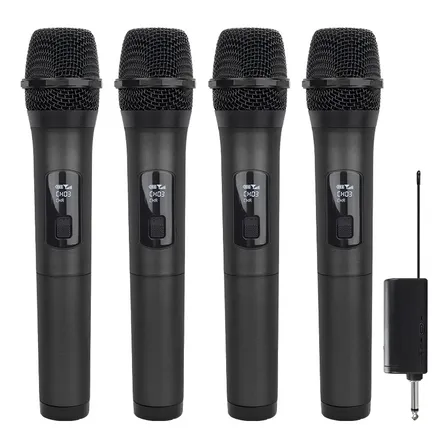 Micrófono Inalámbrico W2 4 Canales 30 M
