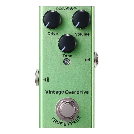 Pedal De Efectos Chorus Analógico Mini True Bypass Para Guitarra Eléctrica Verde Claro