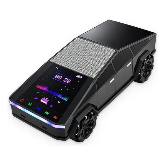 Parlante Tesla Auto App Control Remoto Rc  Bluetooth 10w  Fm