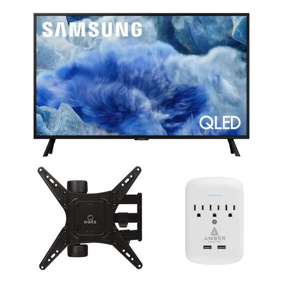 Tv Samsung Qn32q8faafxza 32  Qled 4k Con Ia Y Soporte