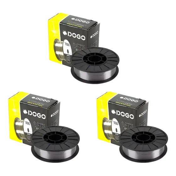 Alambre Flux 09 Mm 900gr Para Soldadora Dogo Mig 100 X3 U
