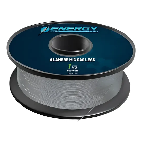Alambre Flux Mig Suelda Sin Gas Rollo 1.0mm 1kg Plateado