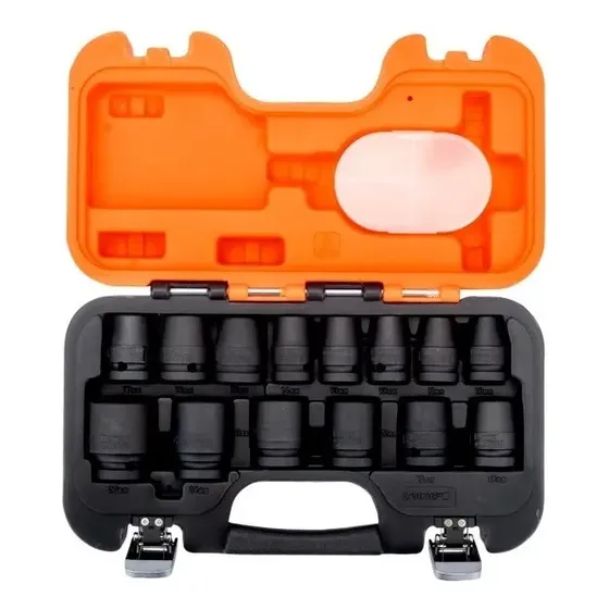 Set de Tubos de Impacto Bahco D/S14 con Bocallaves de 1/2" y 14 Piezas