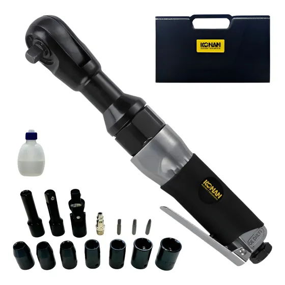 Konan Kit Llave Crique Neumatica De 1/2  Con Acc. 17 Piezas